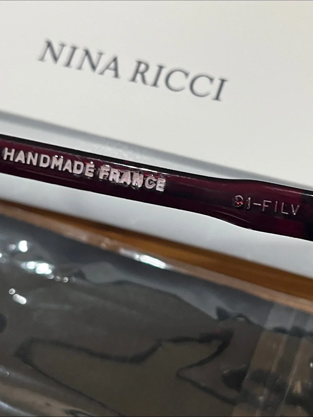 Nina Ricci Oversized Tortoiseshell Sunglasses with Brown Gradient Lenses